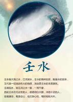 壬水特质：流动不居，变化无常。