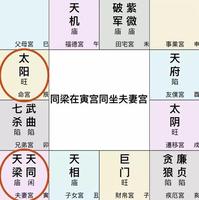 夫妻宮無主星，六種情況皆可，天梁星坐鎮，幸福美滿必至。