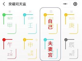 八字排盘夫妻宫定位，夫妻宫八字详解。