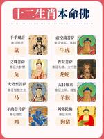 长寿生肖福泽深，菩萨庇佑佑安康