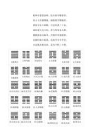 六爻卦象歌，八宫秘籍解。