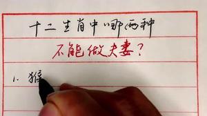 生肖不合夫妻易爭吵，早知早散免痛苦！