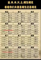 男金命配女木命，姻缘美满情意浓。