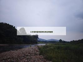 八字用神喜神閒神仇神忌神解釋