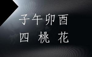 相近於“子午卯酉桃花特點”